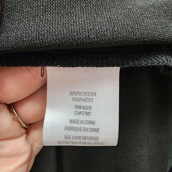 Samuel Dong Black Ribbed Knit Patchwork Zip Up Jacket Size M - Picture 9 of 10